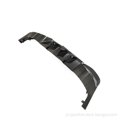 Golf8 R Carbon Fiber Rear Bumper Lip Spoiler - Volkswagen Golf MK8 GTI 2021-2022